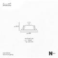 SIDRA DWONLIGHT PBL 140MM 6.5K