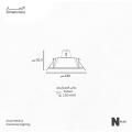 SIDRA DWONLIGHT PBL 140MM 3K